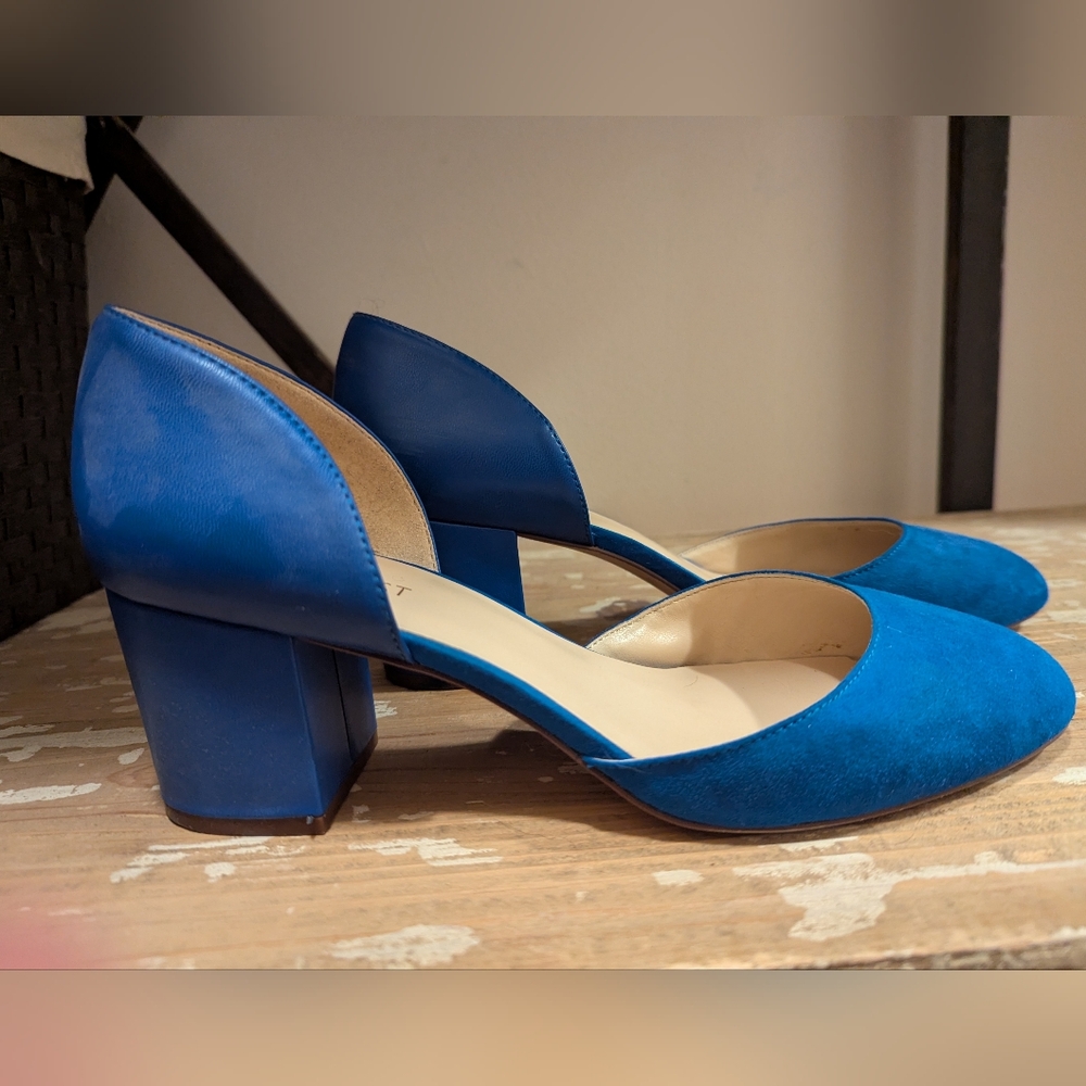 Elegant Blue Women's Heels
